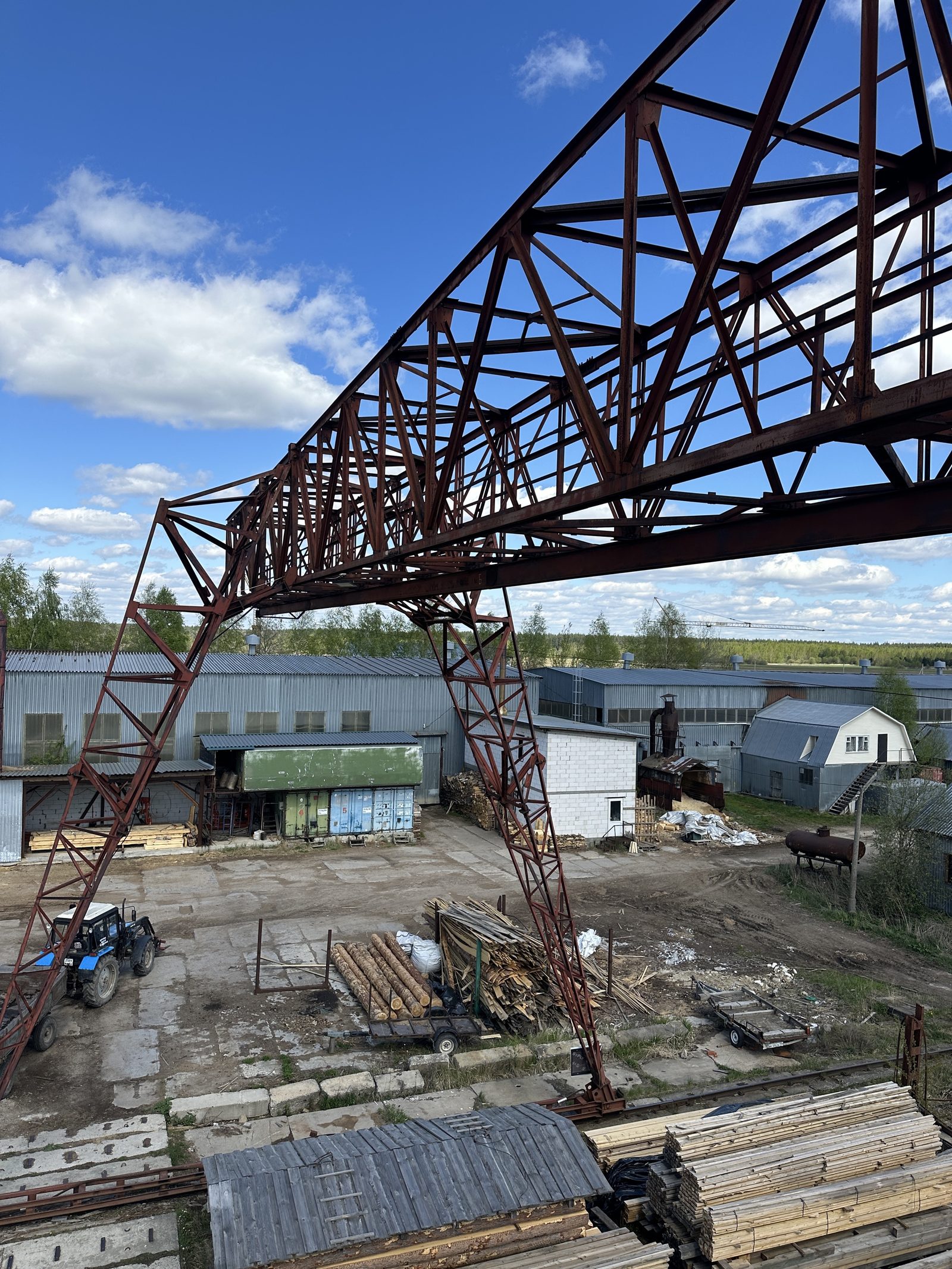 Козловой кран 10 т — общий вид